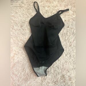💕 black shapewear bodysuit